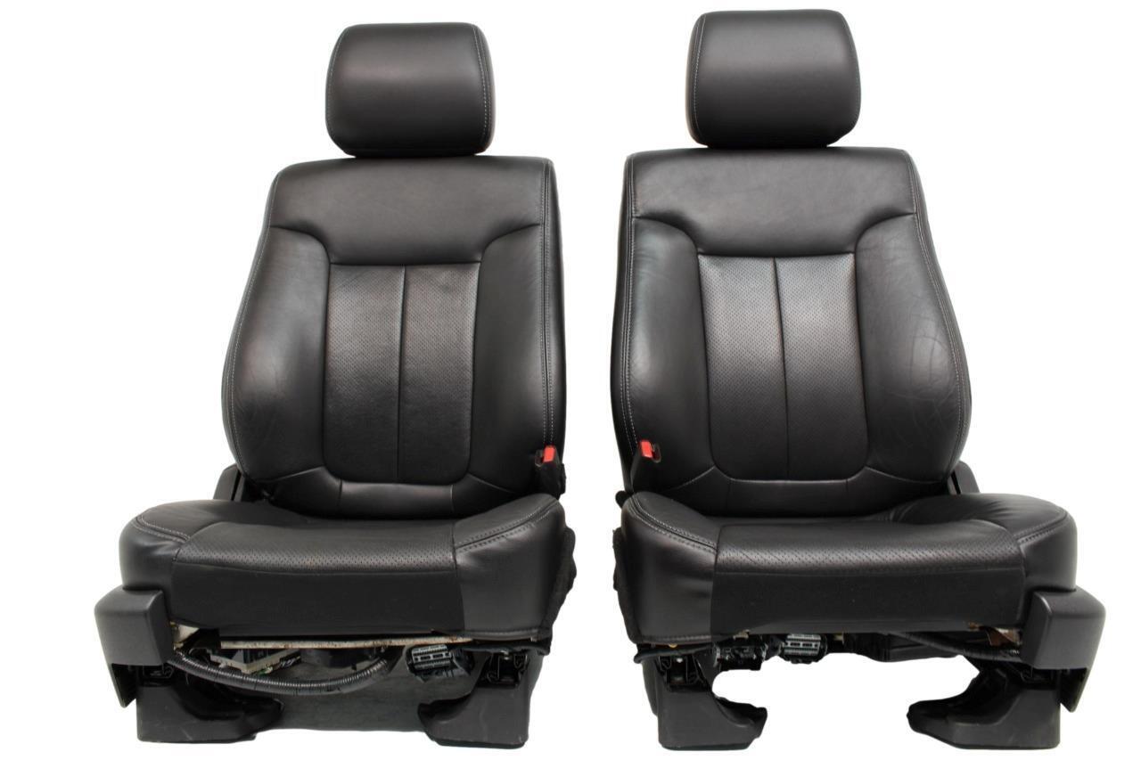 Ford F150 Seats F-150 Black leather Power Seats 2009 2010 2011 2012 2013 2014