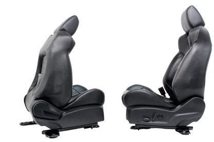 2012 - 2018 Ford Focus ST Recaro Seats Front MK3 Black HEAT Leather Recaro ST2