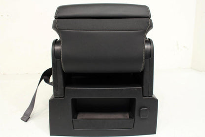 Chevy Silverado GMC Sierra Crew Cab Black Leather Center Folding Jump Seat & KIT