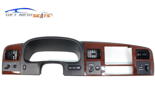 Ford F250 F350 F450 Lariat WOOD GRAIN Dash Radio Speedo Bezel 2005 2006 2007