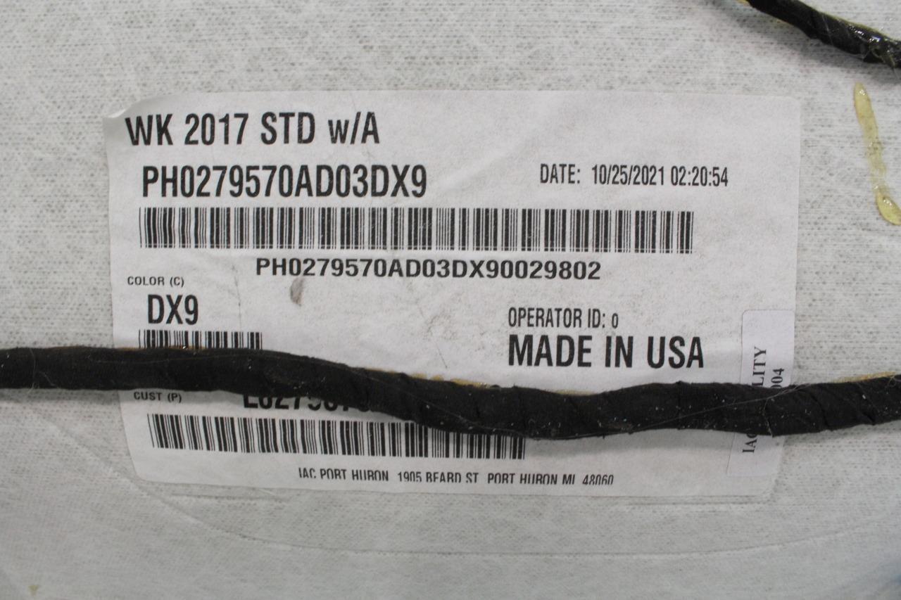 Ford Super Duty Headliner DX9 Color Black Crew Cab 2021 2020 2019 2018 2017