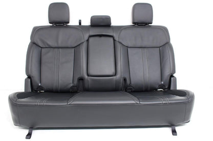 FORD RANGER FX4 FRONT AND REAR LEATHER BUCKET SEATS WITH REAR BENCH BLACK 24-19