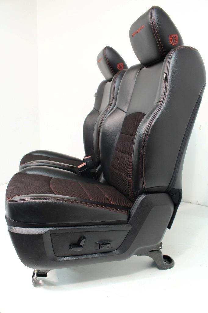 Dodge Ram Seats Crew Cab Seat SPORT Seats Black Red Ram 1500 2500 3500 POWER