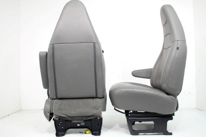 Chevy Express Seats / GMC Savana Seat Van Gray Vinyl Bucket Seats 1997 - 2018