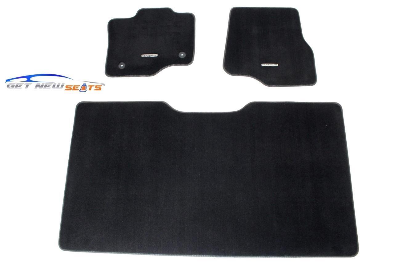 OEM 17-21 Ford Super Duty "Limited" Logo Crew Cab Carpet Floor Mats 2015-21 F150