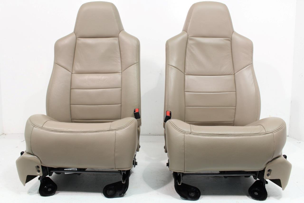 Ford Super Seats F250 Leather Seat F350 EXCURSION F450 F550 F650 TAN 99-2007