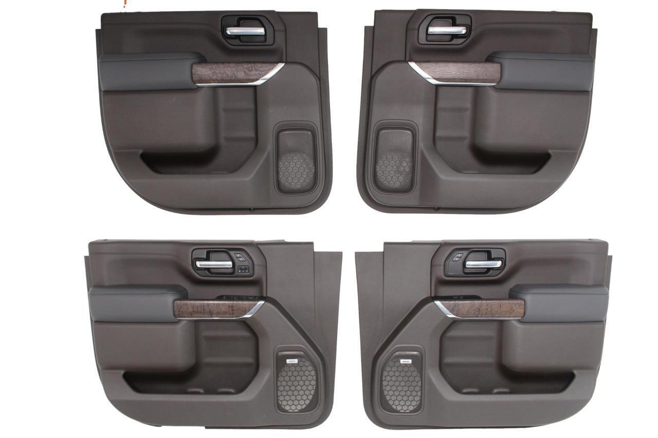 GMC DENALI SEATS SIERRA LEATHER HEATED COOLED SEATS DOOR PANELS CENTER CONSOLE