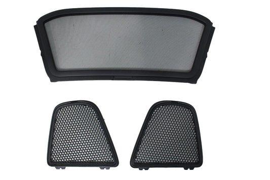 981/718 Wind Deflector - Mesh Windbreak Black - Cayman Porsche (983-871-102-1E0)