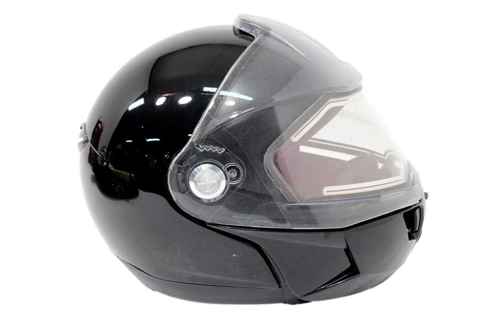 SKIDOO MODULAR 2 Electric Shield Black Snowmobile HELMET Size X Large