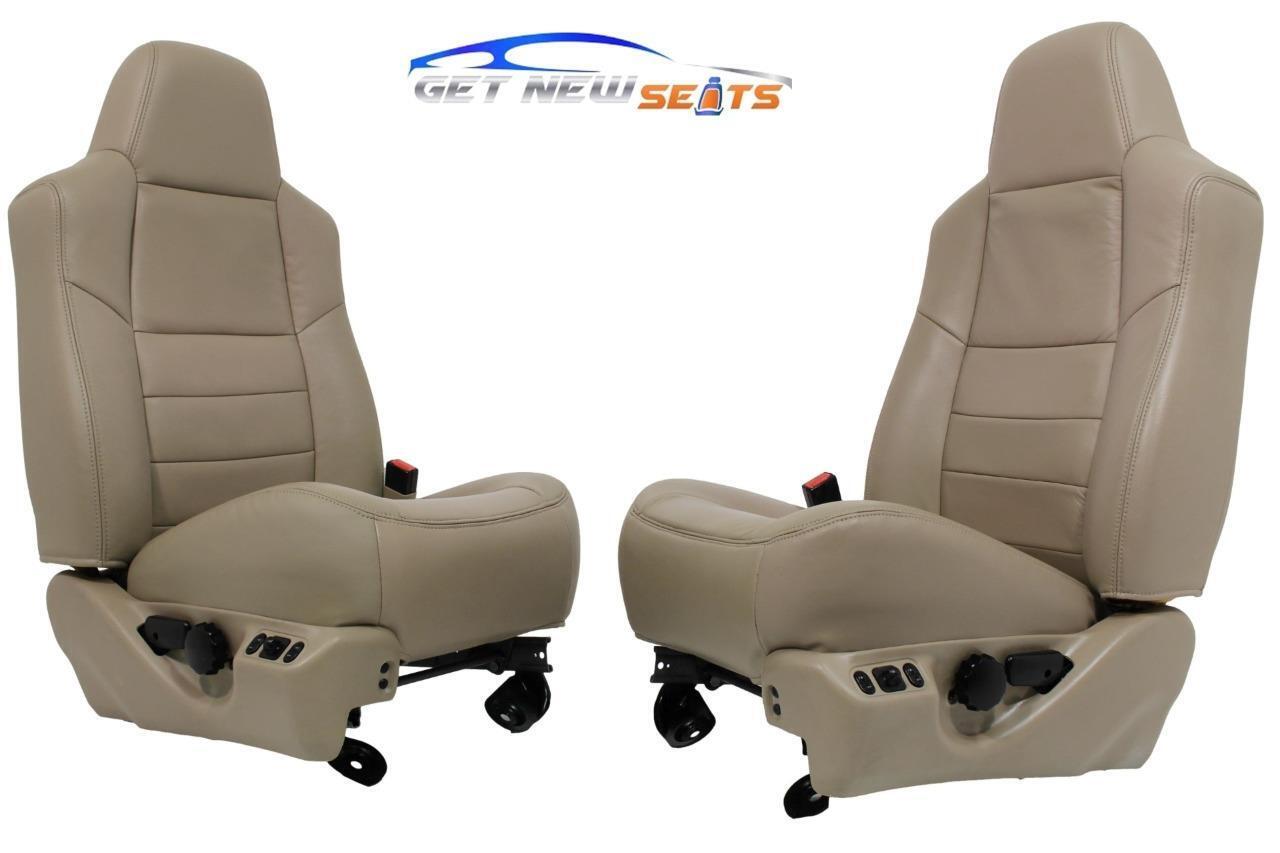 Ford Super Seats F250 Leather Seat F350 EXCURSION F450 F550 F650 TAN 99-2007